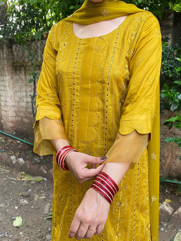 Radiant Chikankari Aura